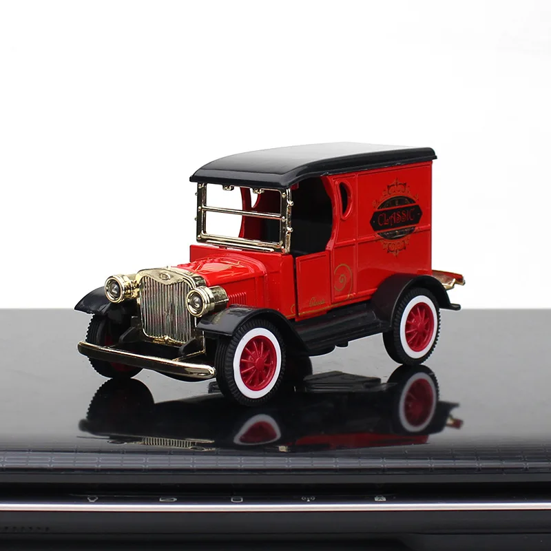 新しい 1Pc 1:32 ヴィンテージクラシックカーオープントップクラシックカー合金車モデルシミュレーションプルバックおもちゃ子供のためのギフトコレクション B91