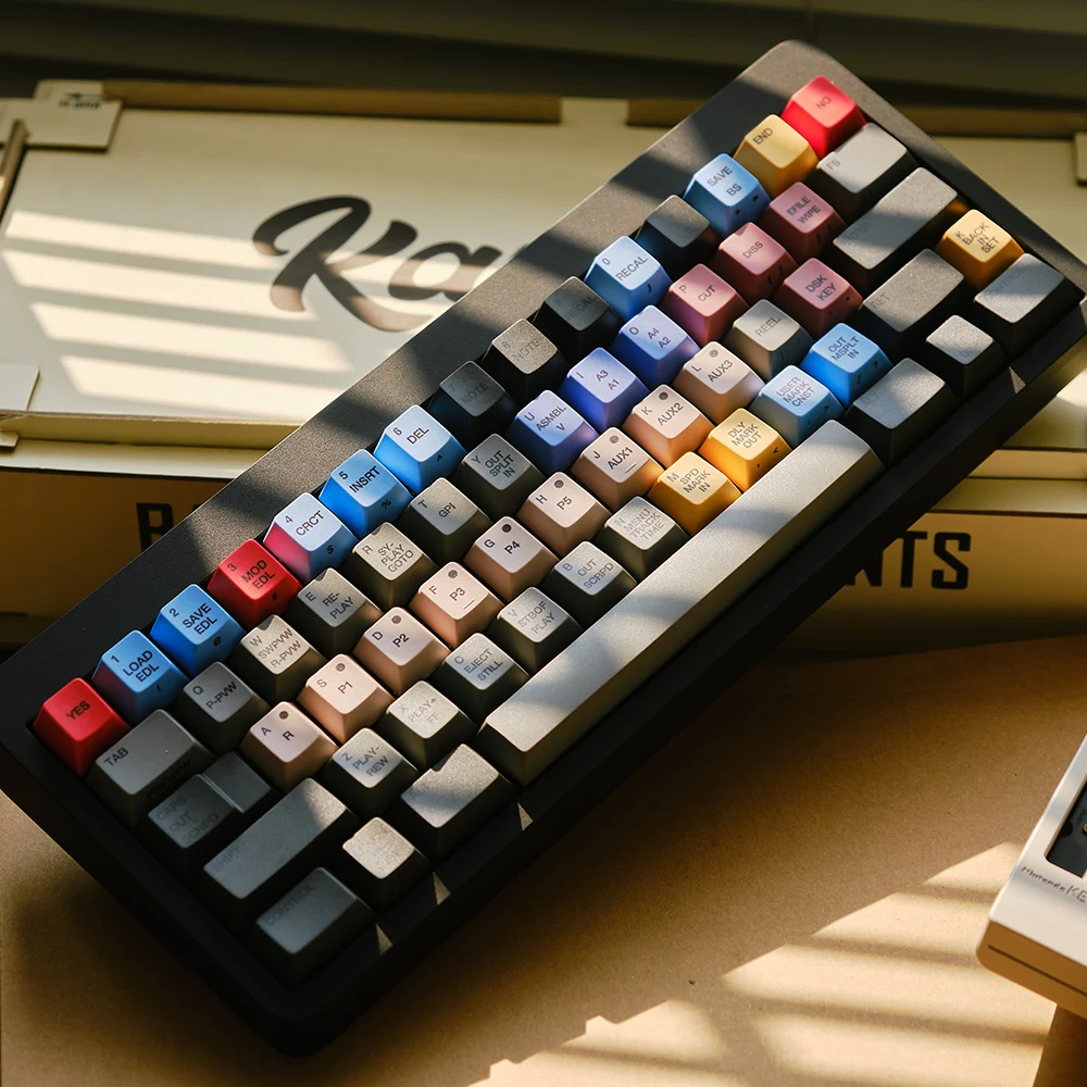 FBB S9000 Retro Keycaps Side Carve PBT Material cherry Thermal Sublimation Customized Magnetic Shaft Mechanical Keyboard Keycap