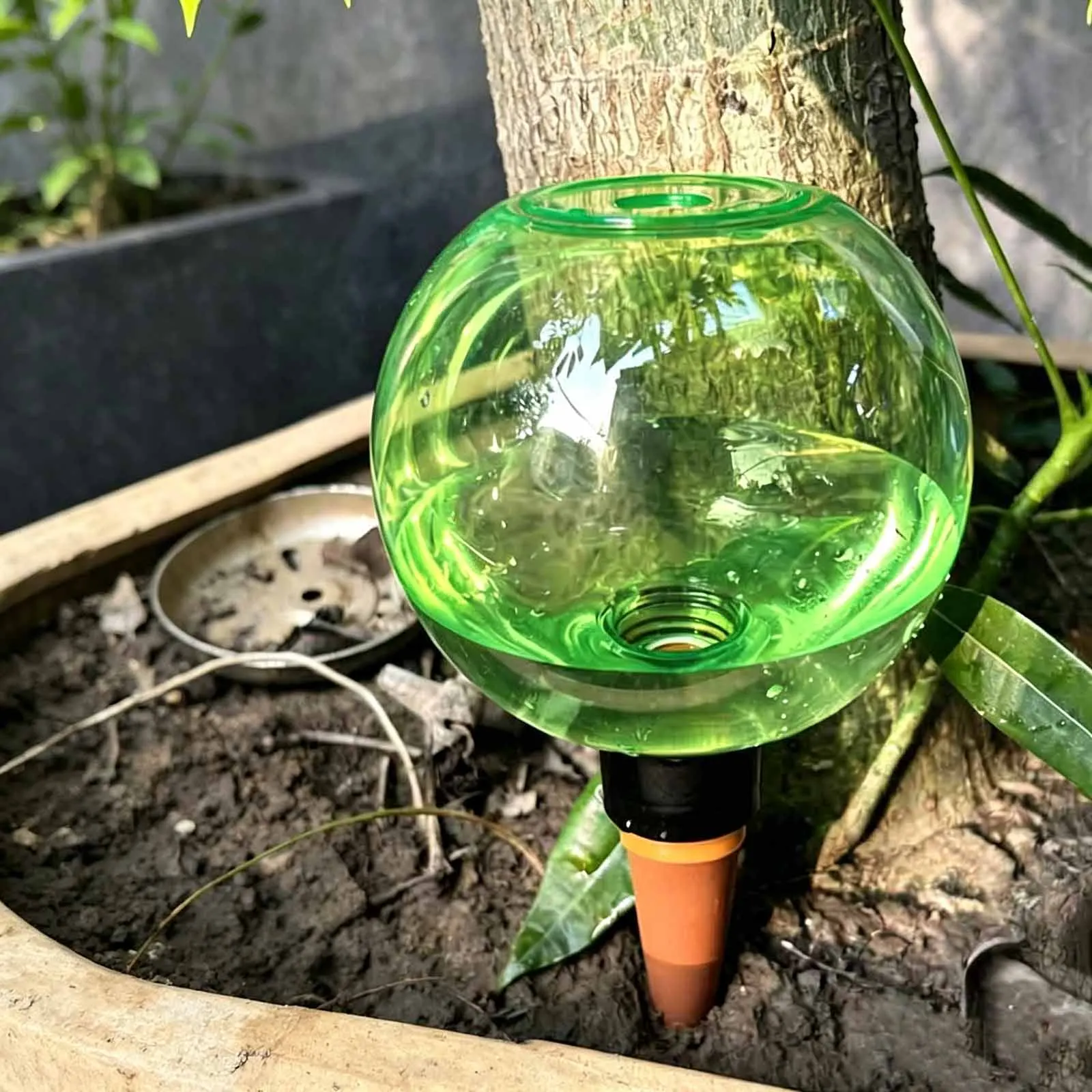 1/4pcs Watering Balls Automatic Plant Self Watering Globes 500ml Transparent Watering Bulbs for Indoor Plants Balcony Garden