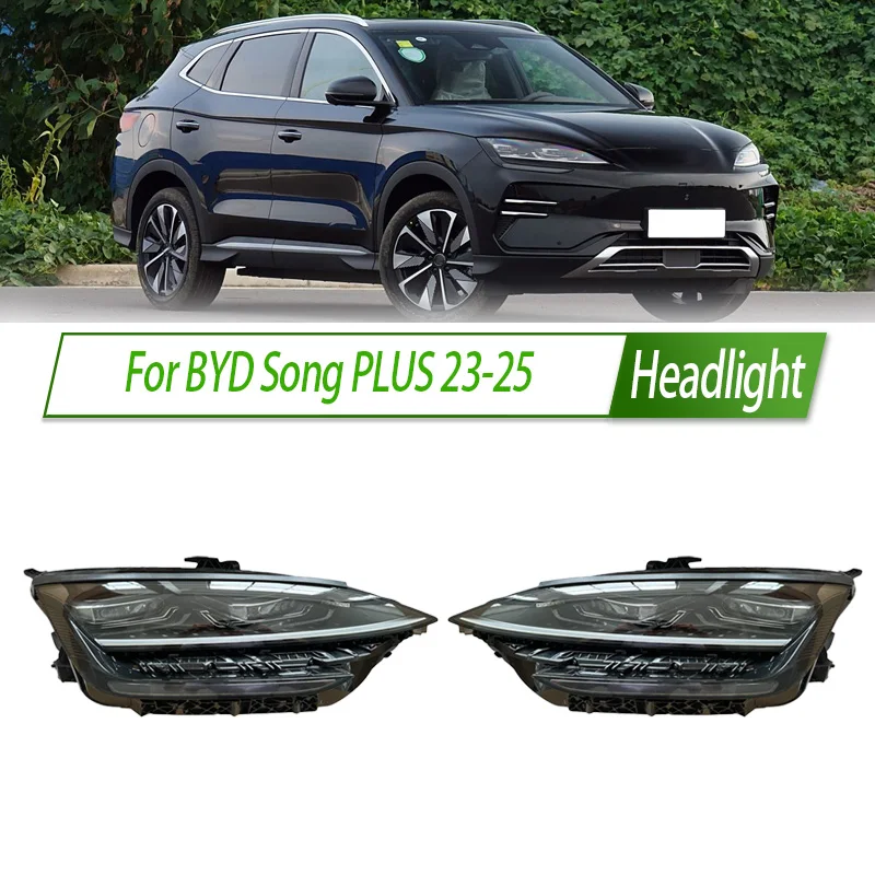 For BYD Song PLUS 23-25 Halogen Headlight Assembly OEM Style Front Headlamp Bulb Socket Plug & Play Replacement