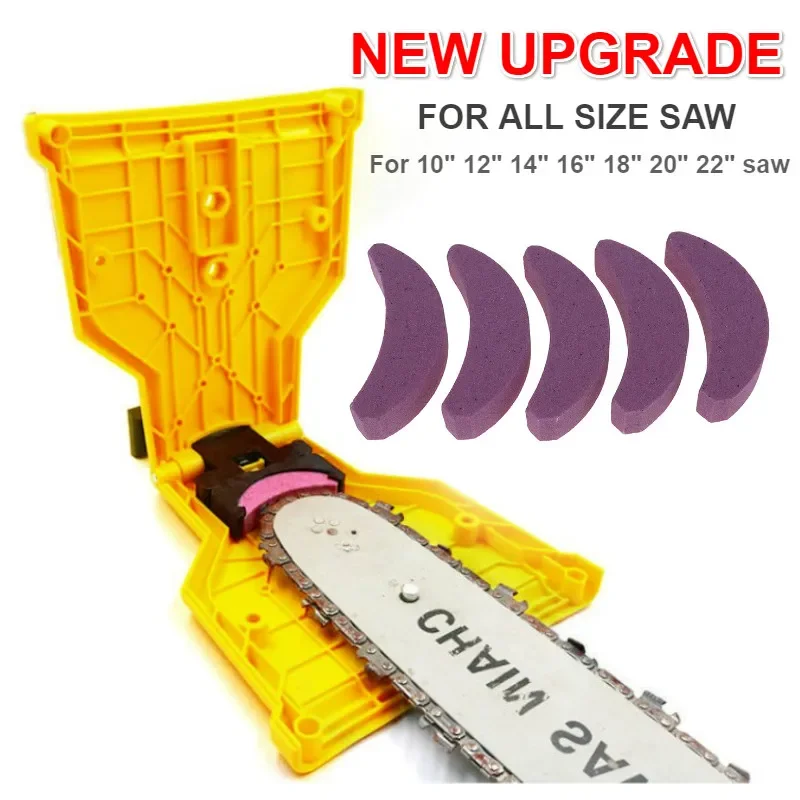 

Chainsaw Teeth Sharpener Sharpens Saw Chain Sharpening Tool System Abrasive Tools Easy Sharp Fast Grinding for 14-20"