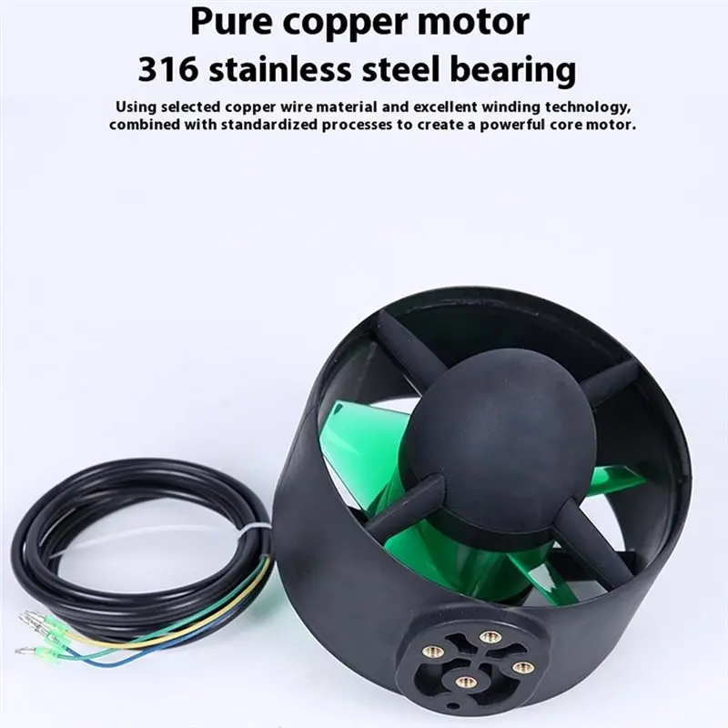 Venta al por menor para barco de pesca Kayak 800W de alta velocidad 155ROV hélice subacuática propulsor de Robot sumergible modificado