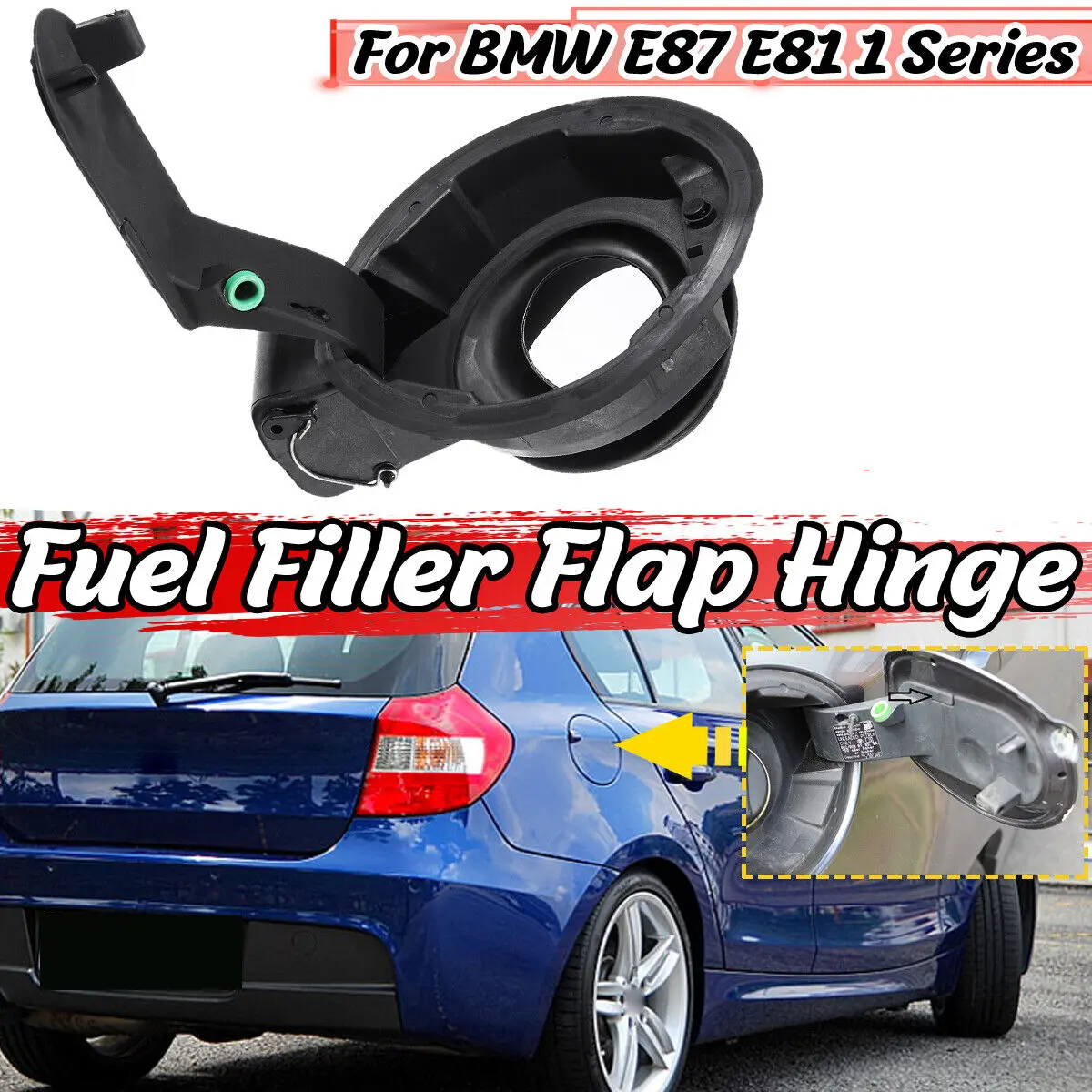 

For BMW E87 E81 116i 118i 120d 1 Series 2004-2012 Fuel Filler Flap Hinge Covers 51177069449 New Car Fuel Filler Flap Hinge Cover