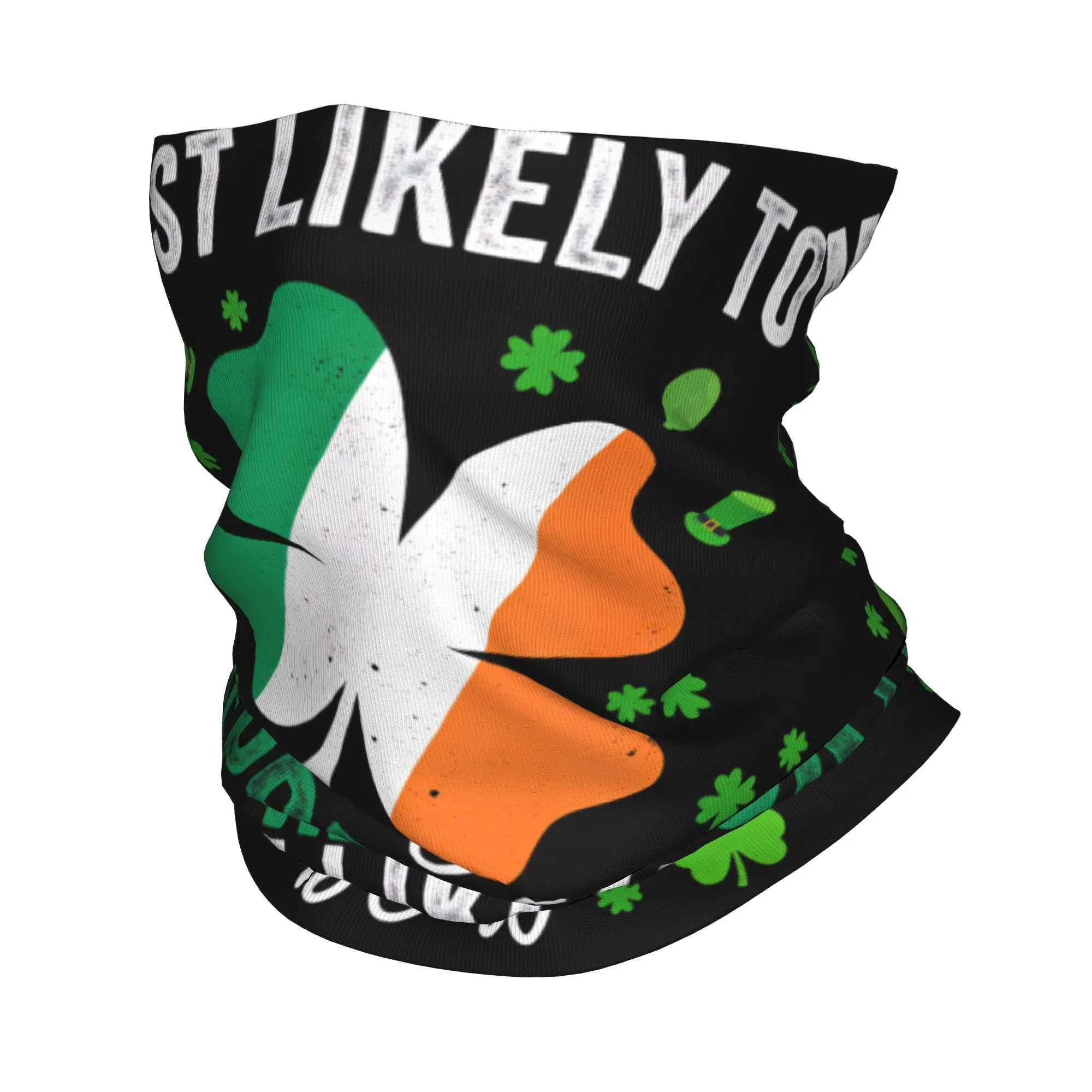 

Бандана ко Дню Святого Патрика, винтажная маска для велосипеда, ветрозащитная балаклава для походов и кемпинга, утепленная маска для лица с узором, защита шеи