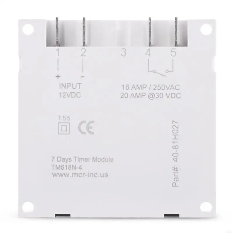 L74C for DC 12V LCD 1.6 Inch Digital Programmable Timer for Time Control Countdown for Time Function