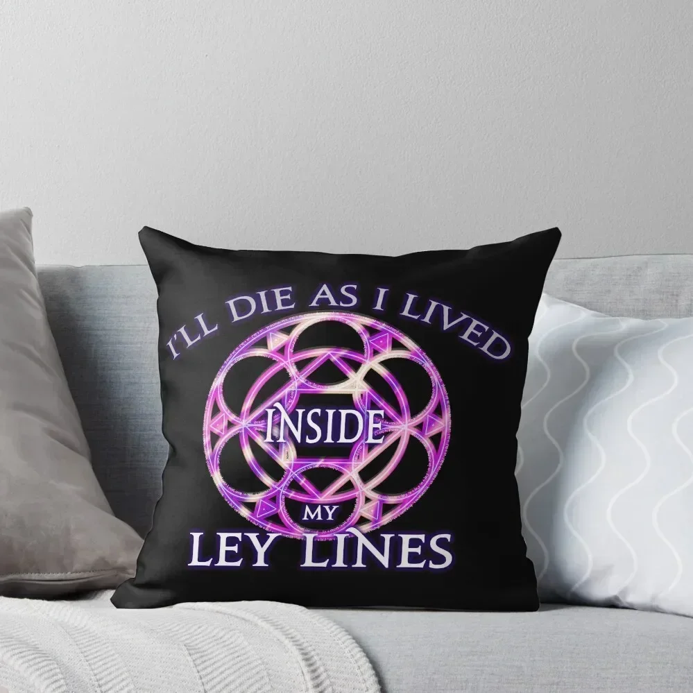 

Inside My Ley Lines Throw Pillow Room decorating items Sofa Covers For Living Room Ornamental Pillow Anime pillow