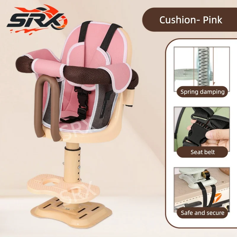 Front Mount motorcycle Electric Bikeelectric scooter safety universal Child Safety Seat Baby Chair lift 7 months to 8 years old