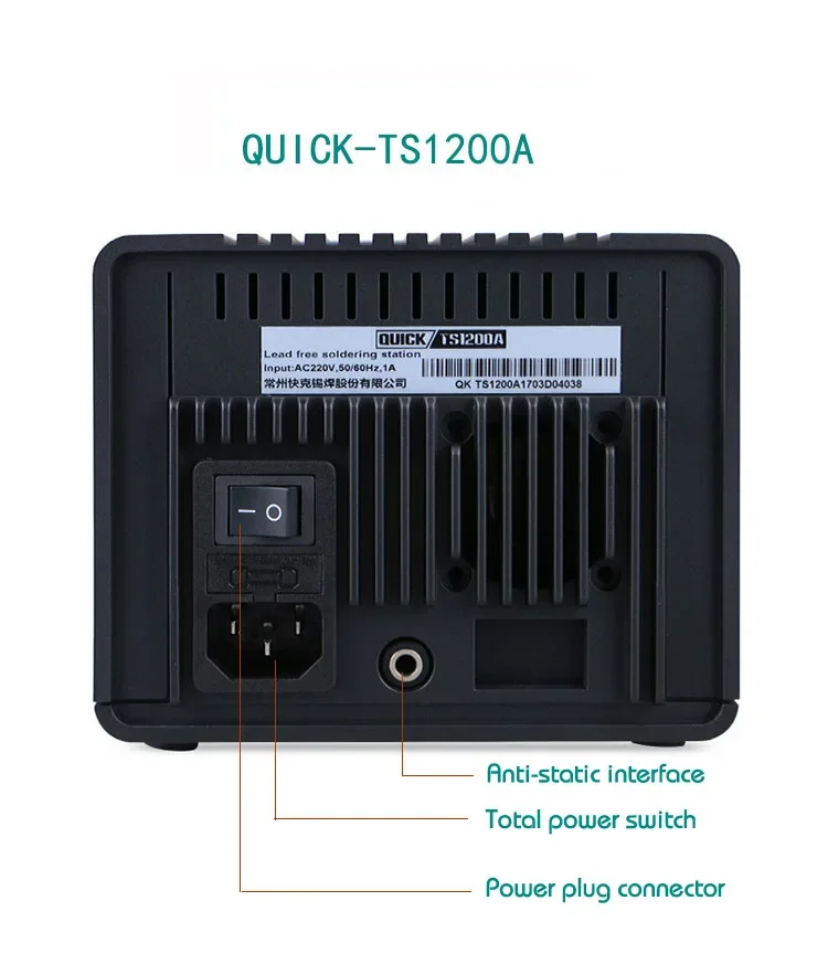 Imagem -06 - Rápido Estação de Solda sem Chumbo ar Quente Temperatura do Microcomputador Estação do Retrabalho Ts1200a Ponta Original 1000w 861dw