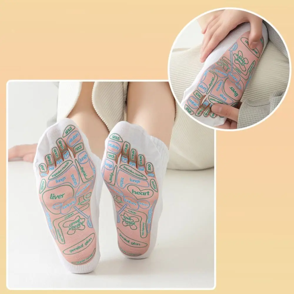 with Massage Tool Feet Massage Socks Acupressure Reflexology Socks Feet Massage Tool Pressure Socks Acupoint Schematic Socks