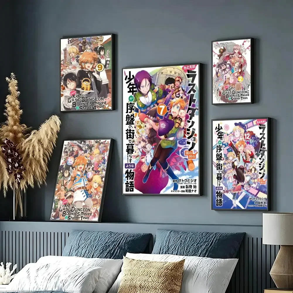 anime Suppose a Kid from the Last Dungeon Boonies Poster s Art Print HD Print Self-Adhesive Waterproof Stickers Decoration