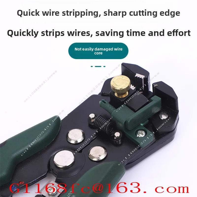 Multi functional wire stripping pliers, crimping pliers, wire stripping and repairing pliers, three purpose pliers
