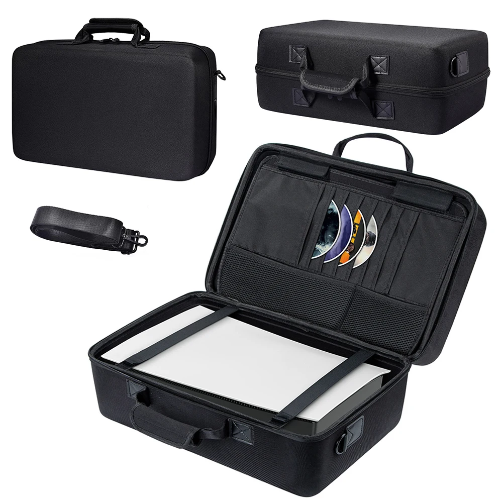 

Для PS5 Slim жесткий чехол для переноски, защитная дорожная сумка-органайзер, защитный чехол для PS5 Slim дисковый/цифровой консольный контроллер