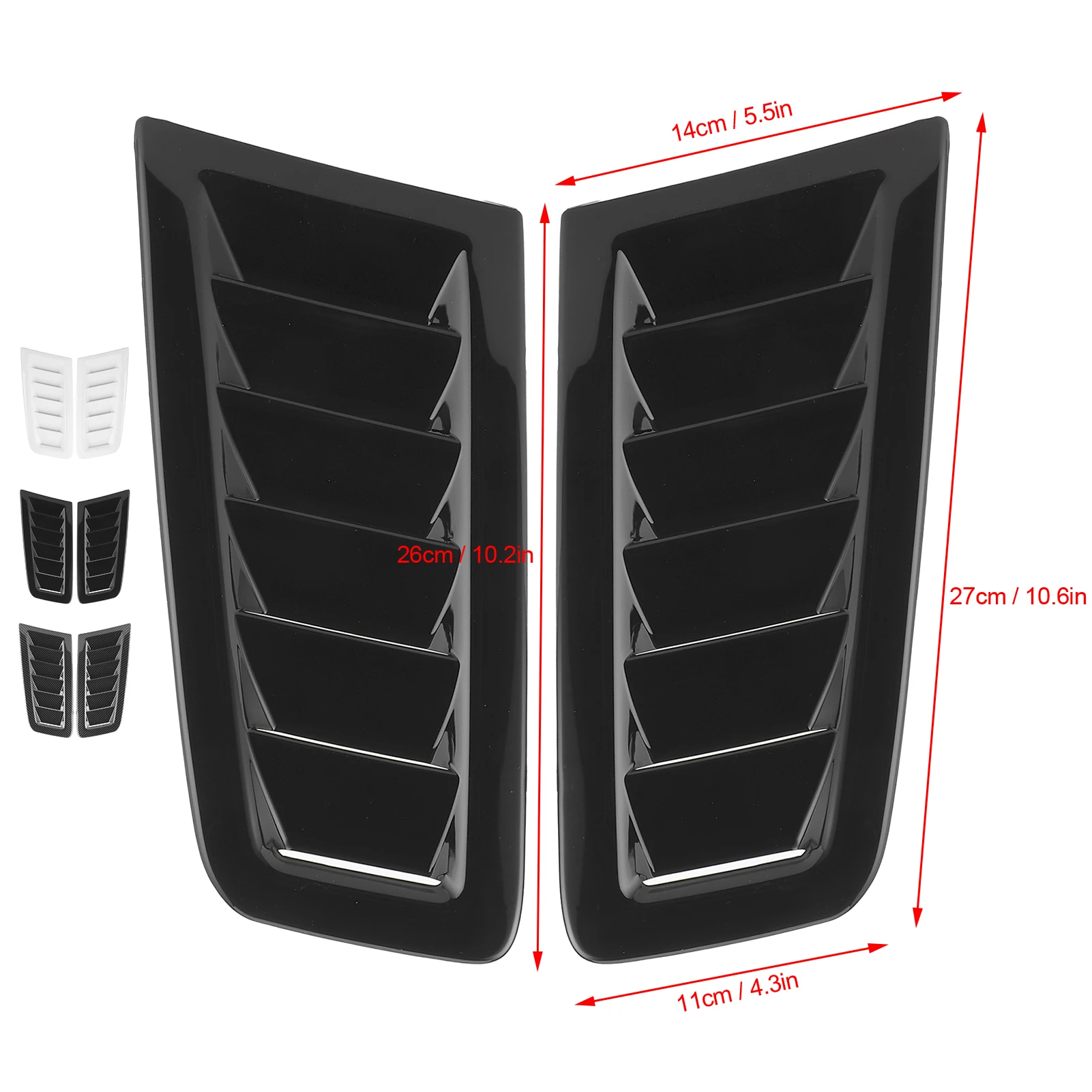 Bonnet Air Vents Motorkap Auto-exterieuronderdelen voor Focus MK2 Front Bonnet Vent Bonnet Vent voor