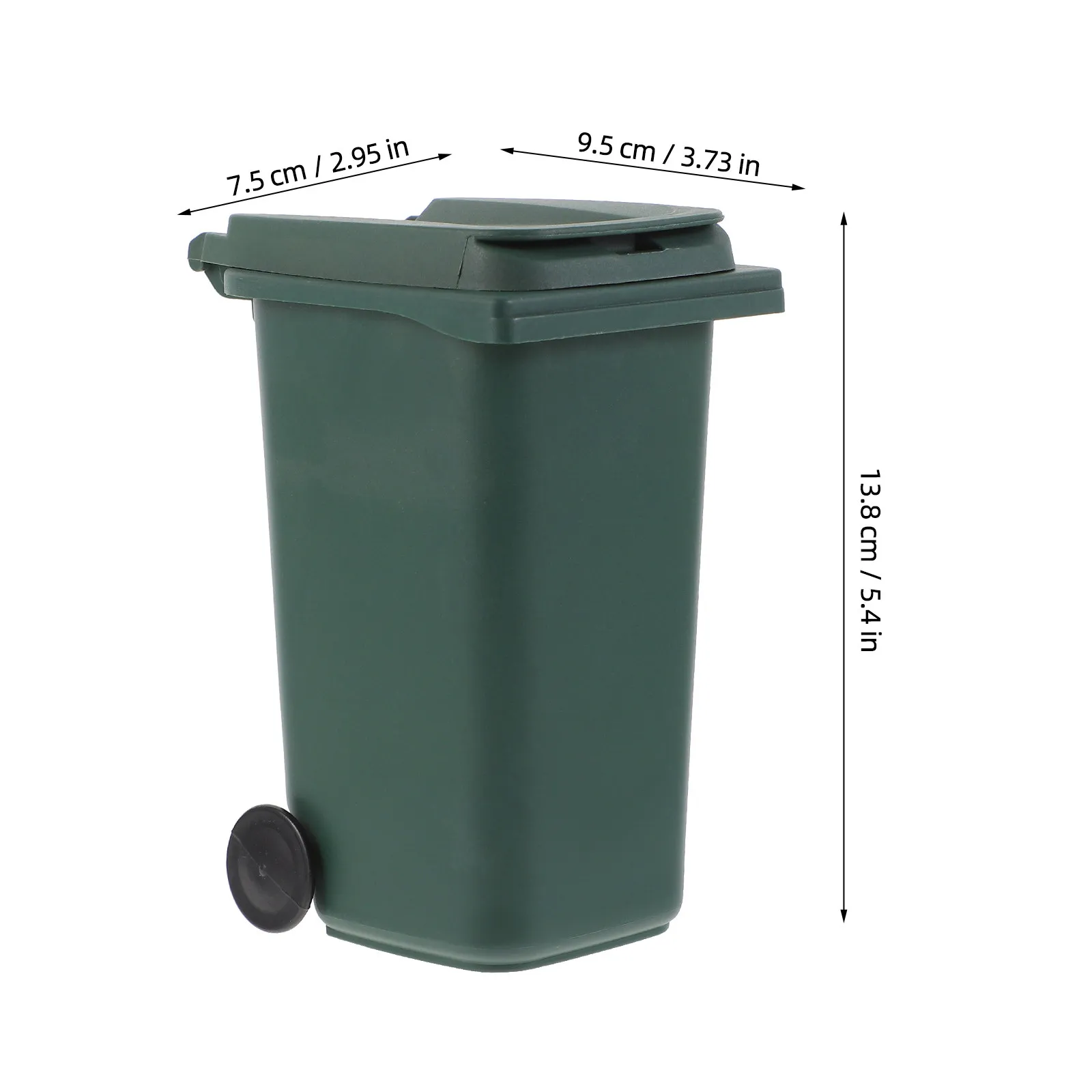 Mini Desktop Trash Can Plastic Waste Bucket with Lid for Desk Home Office Kitchen Bedroom Bathroom Small Garbage Container