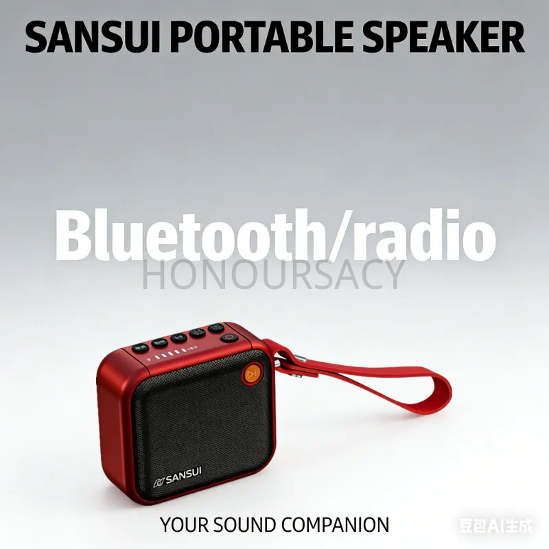 

Портативная Bluetooth-колонка SANSUI 20 Вт (пиковая мощность) с радио, поддержкой TF-карт, USB и записью, воспроизведением аудио без потерь