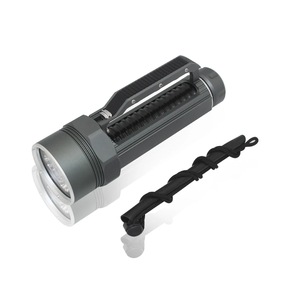 Diving Flashlight 4x  XM-L2 LED Flashlight Underwater Torch Waterproof Diver Light 4800 Lumens 26650 Lanterna