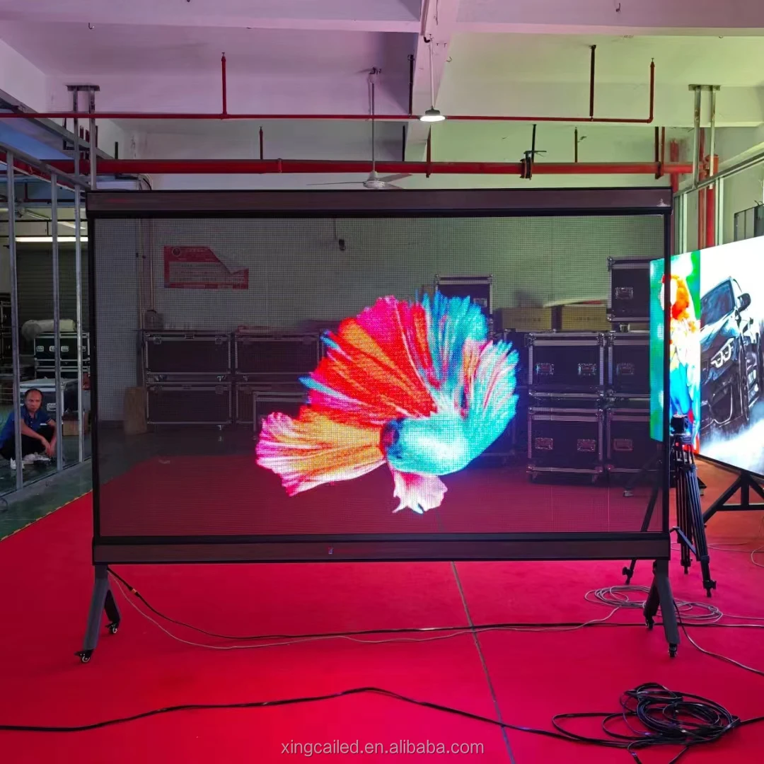 Ultradunne ultralichte indoor honingraat holografische LED-scherm P6.25 LED-videowall