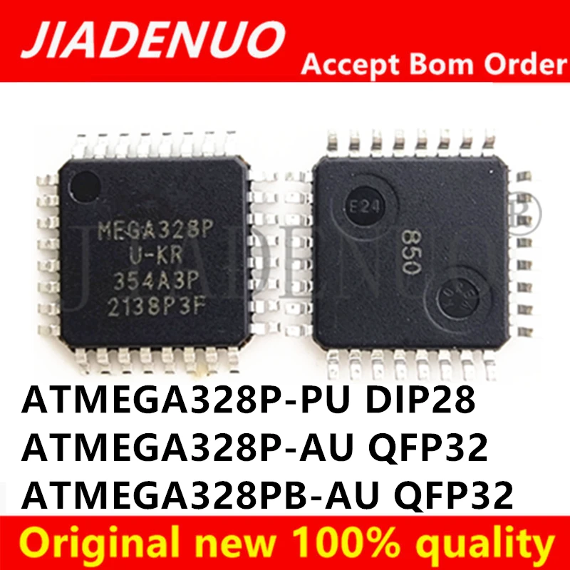 (1pcs)100% New ATMEGA328P-AU MEGA328P-AU ATMEGA328PB-AU MEGA328P MEGA328PB ATMEGA328P-PU MEGA328P-PU QFP32 DIP28