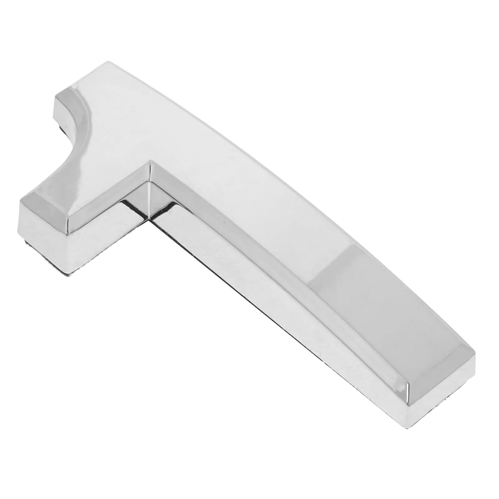 3D Self-Adhesive Door Numbers Silver Metallic Weatherproof Outdoor Sticker for Mailbox Entry Door Concrete