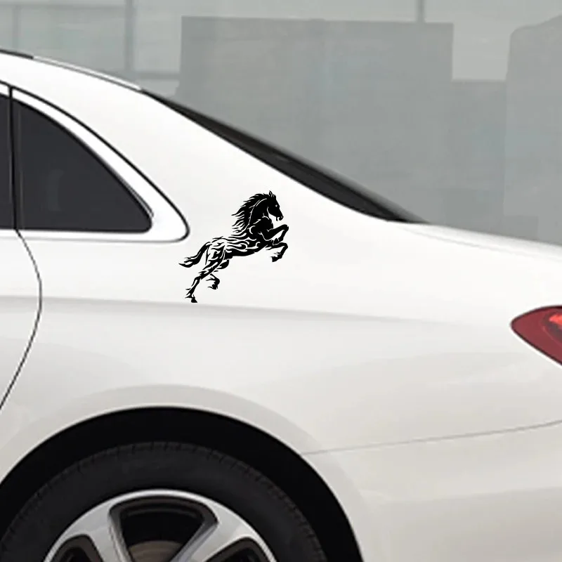 19.5x20cm Car Motorcycle Stickers Handsome Horse Waterproof Vinyl Decals DIY Car Styling Accessories