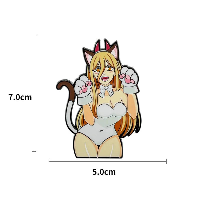 Brooch for Clothes Badges With Anime Pin Accessories for Jewelry Gift Japanese Manga Backpack Badge Brooches Cat Lapel Pins