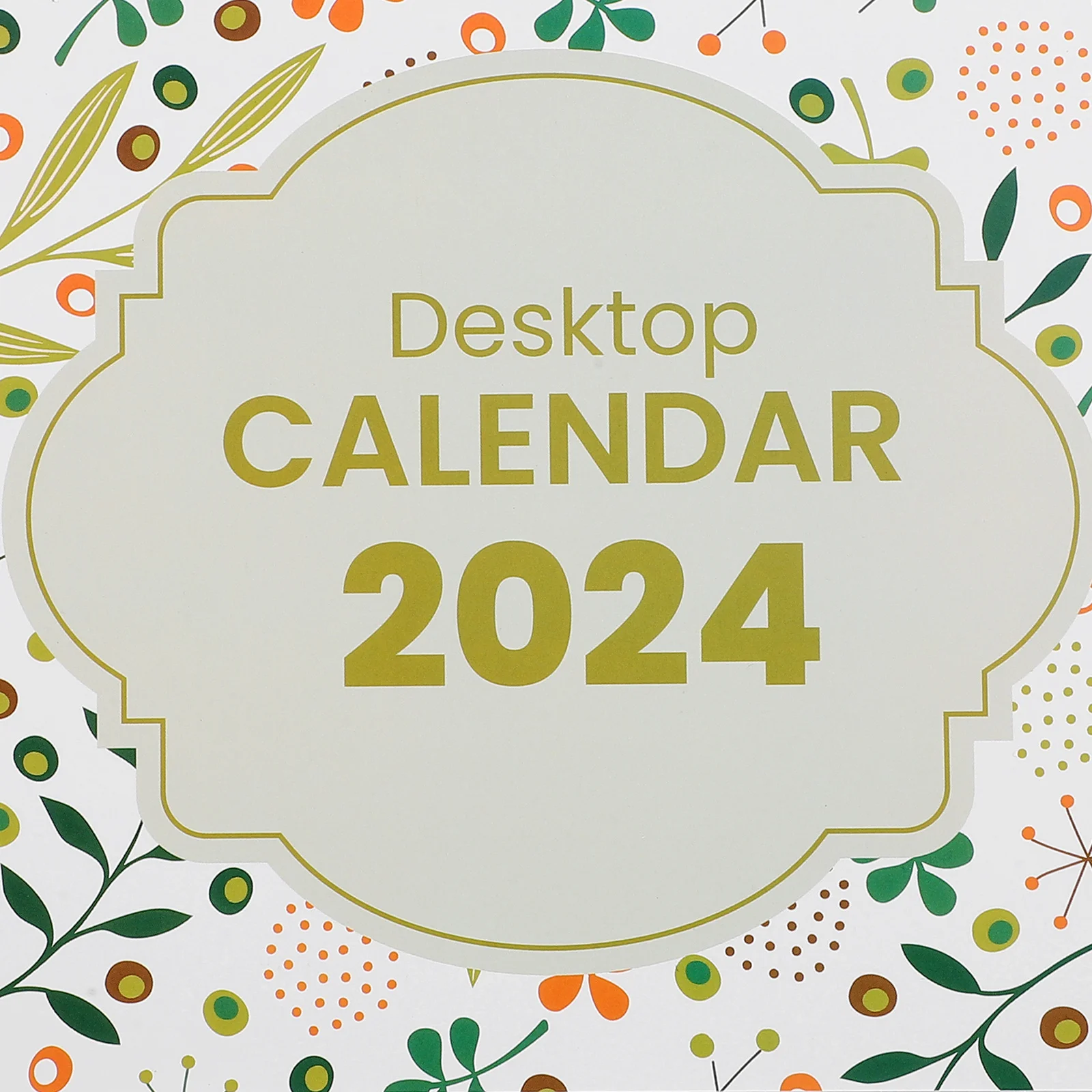 

Creative Desktop Calendar Fashionable Modern Styling for Daily Use Note Desk Organizer Sturdy Stand Household Monthly Calendar