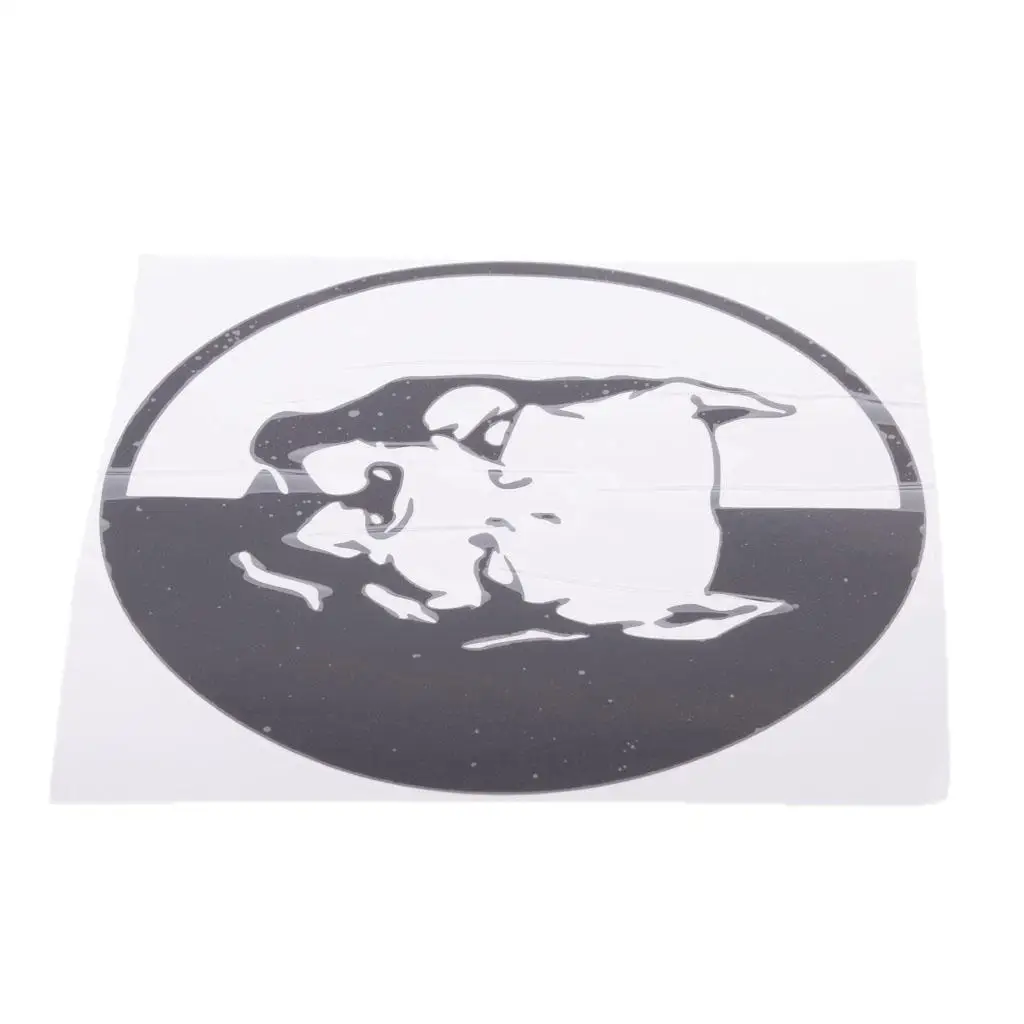 車のステッカー Stying ピットブル スーパー ヒーロー犬反射防水デカール