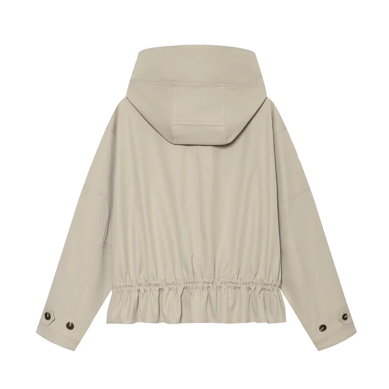 Jacket & Coats Women's Fall 2026 New Fashion Hood Loose and Elegant Warm Women's Jackets Youth Street Travel Joker Chic Outerwea