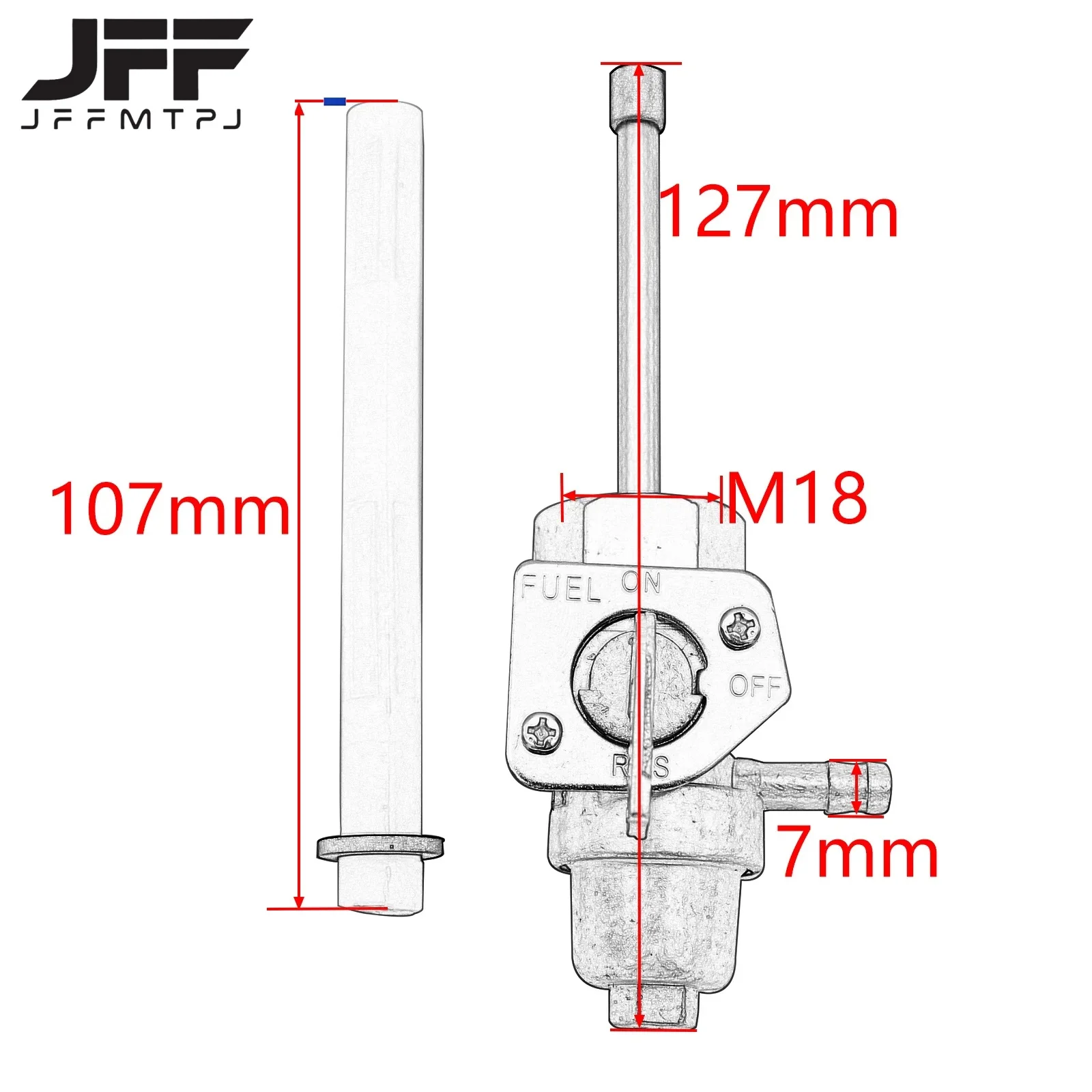 M16*1.5 Gas Fuel Tank Switch Cock Tap Valve Petcock M16 For Honda CB400 CB500 CB550 CB750 Motorcycle Oil Tank Switch Petcock