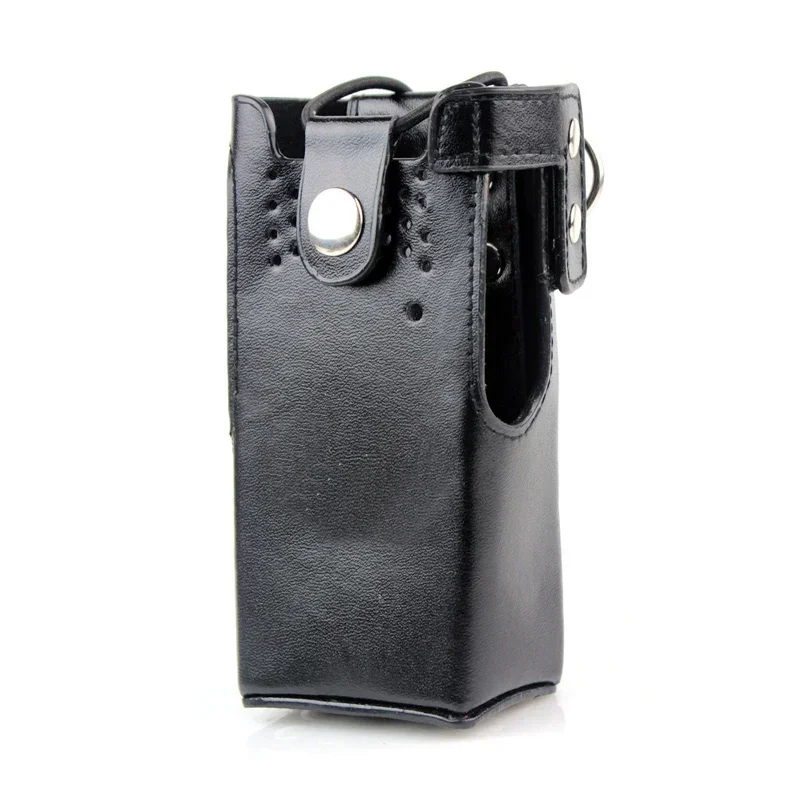 Hard Leather Carry Case Holster with Belt Clip Strap For Motorola GP3688 CP140 CP150 EP450 CP160 CP200 CP040 Two Way Radio Bag