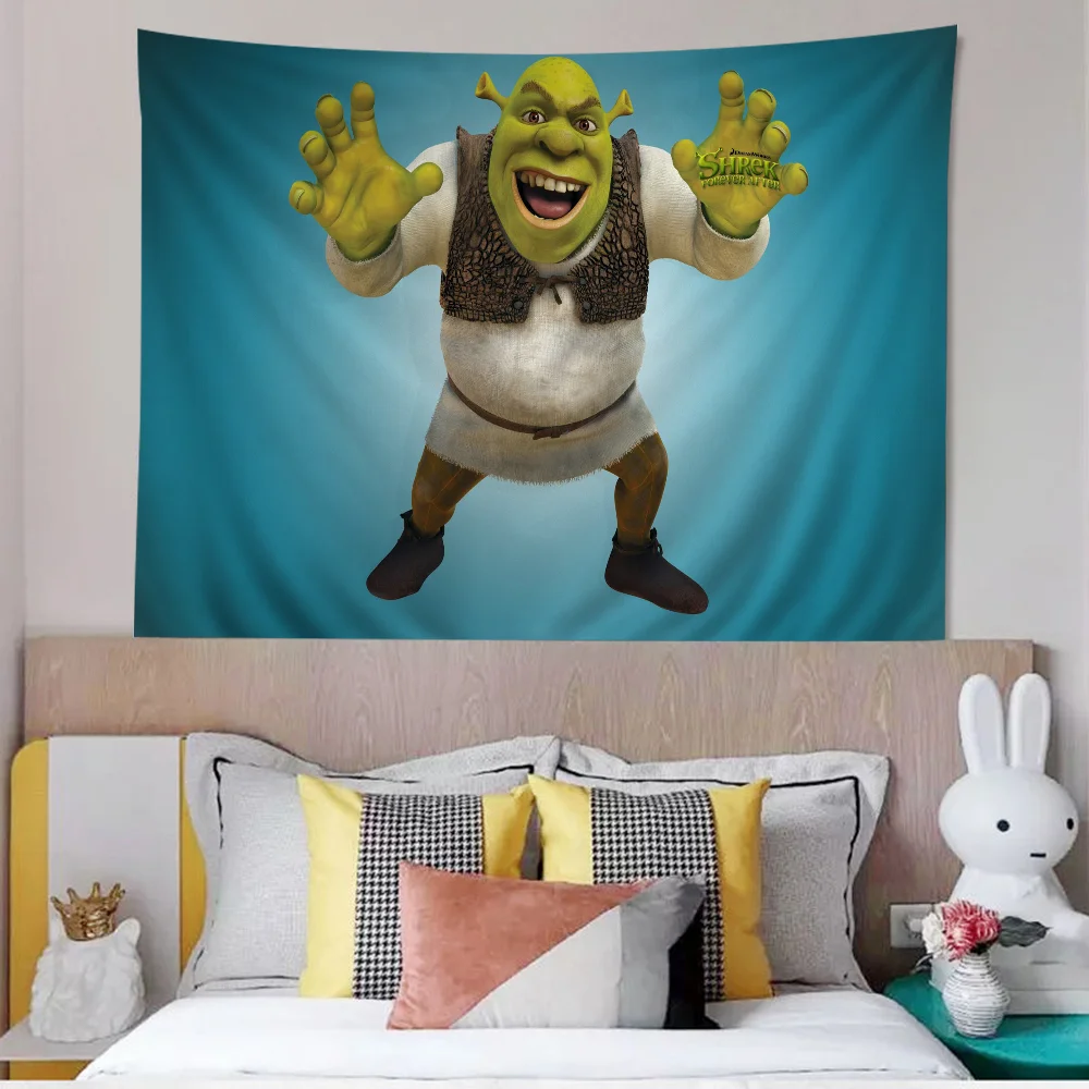 Cartoon Moive S-Shreks Colorful Tapestry Wall Hanging Bohemian Wall Tapestries Mandala Wall Hanging Sheets