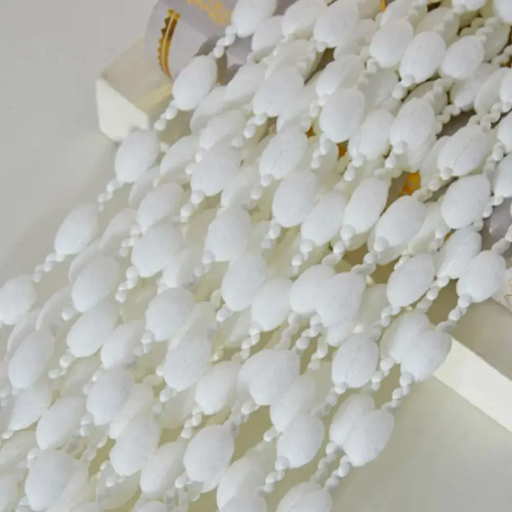 Window Treatment Door Curtain Beaded String Curtain Tassel 1*2M Beaded Door Curtain Solid Color Tassel Window Curtain Home Decor