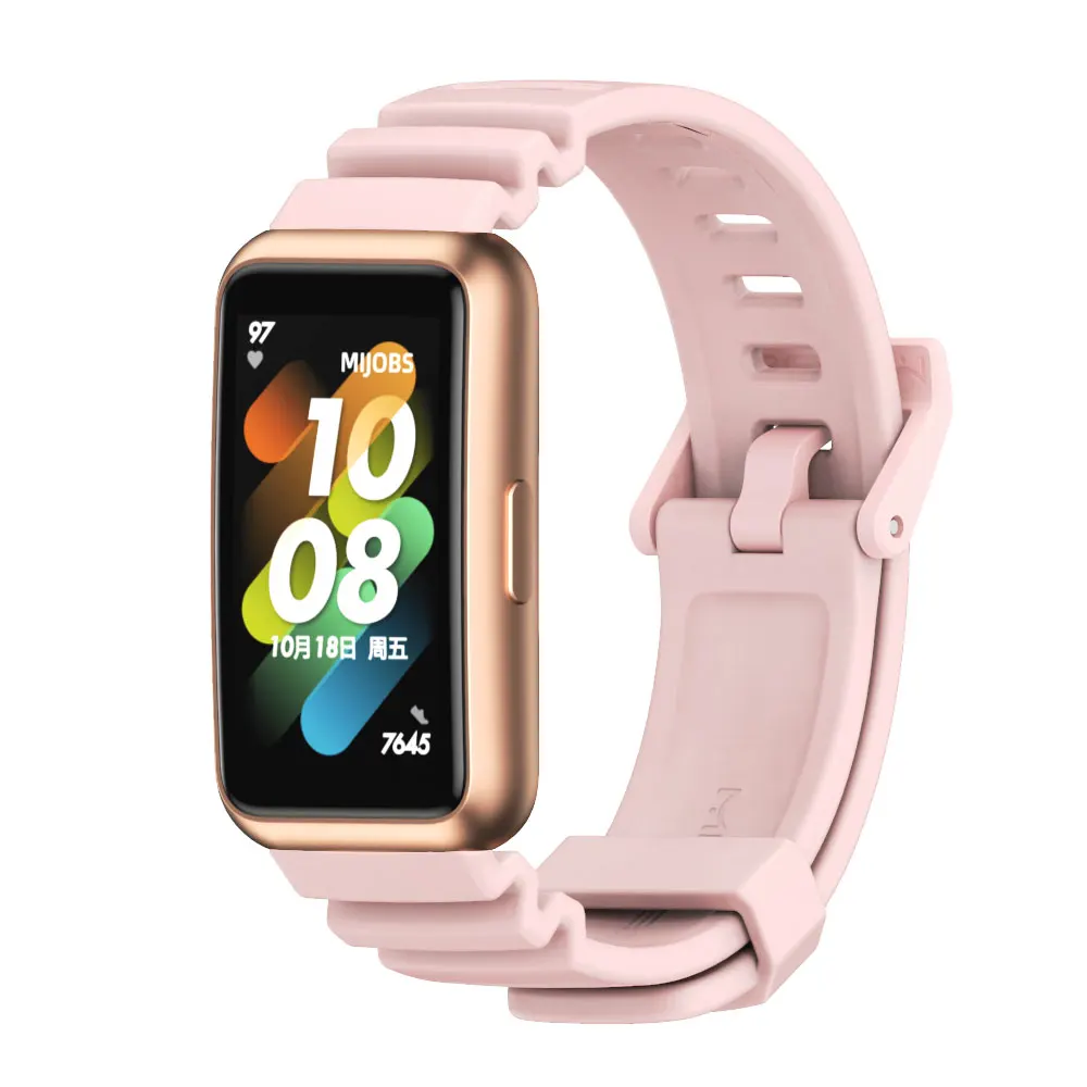 سيليكون حزام لهواوي حزام (Band) ساعة 7 سوار الملحقات الذكية استبدال جديد حزام الساعات معصمه Correa لهواوي 7 الفرقة