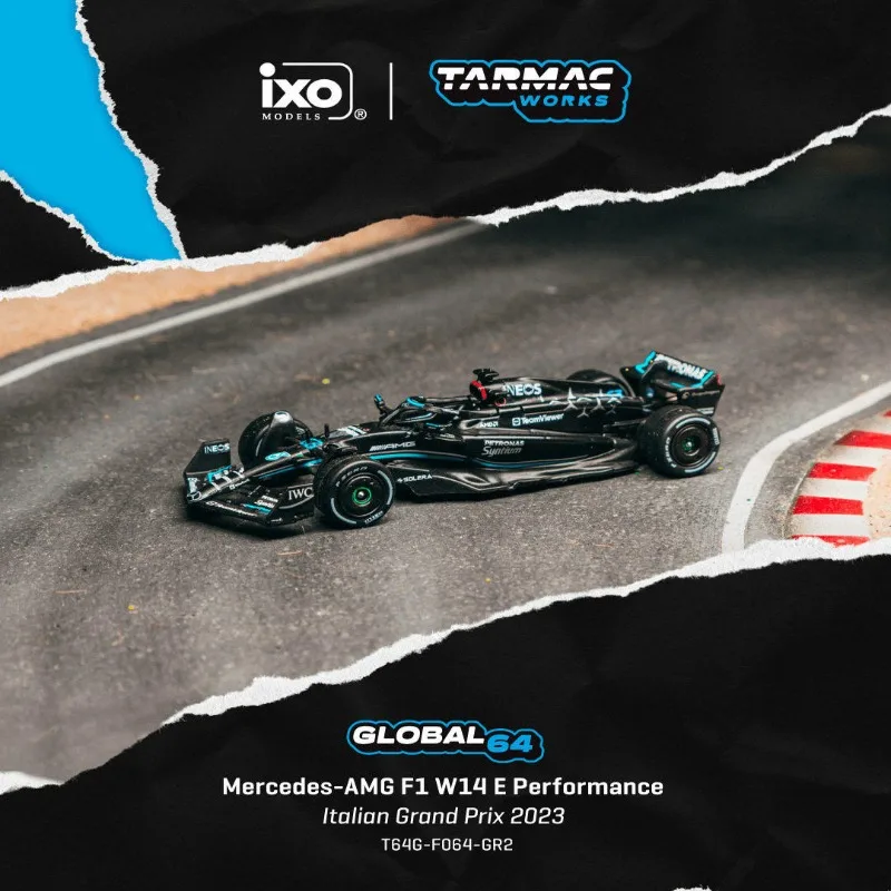 

TW 1:64 AMG F1 W14 E Italian Grand Prix 2023 Cast Alloy Car Model, Boys' Holiday Gift Toy, Adult Collection Decoration.