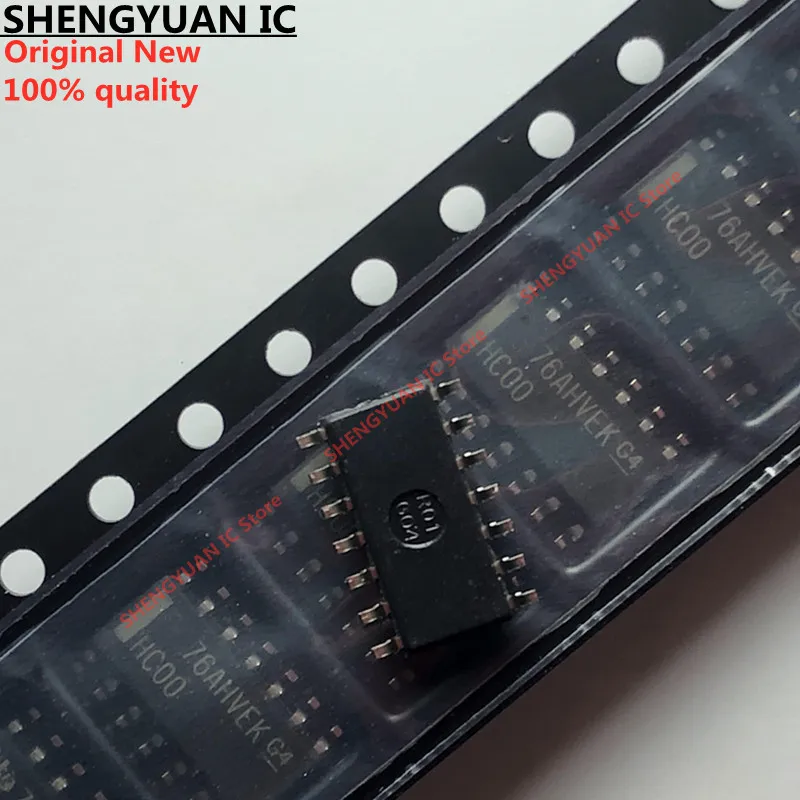 20Pcs/lot SN74HC00DR HC00 SOP-14 74HC00DR 74HC00D 74HC00  QUADRUPLE 2-INPUT POSITIVE-NAND GATES 100% new imported original