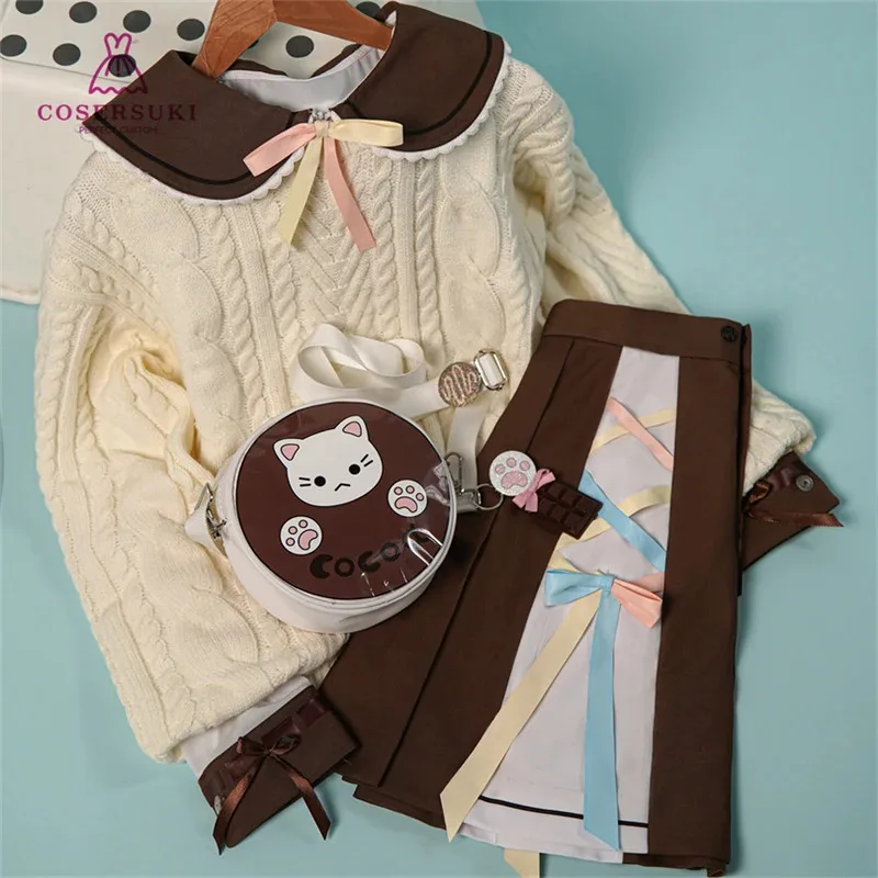 CyProject Sekai Valentine's Day Shinonome Ena Fondant Chocolate Cosplay Costume Halloween Christmas Costumes