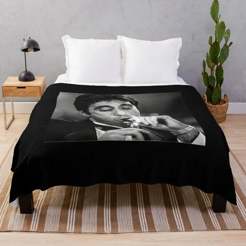 

Одеяло свободного кроя Scarface для дивана, мягкие фланелевые одеяла