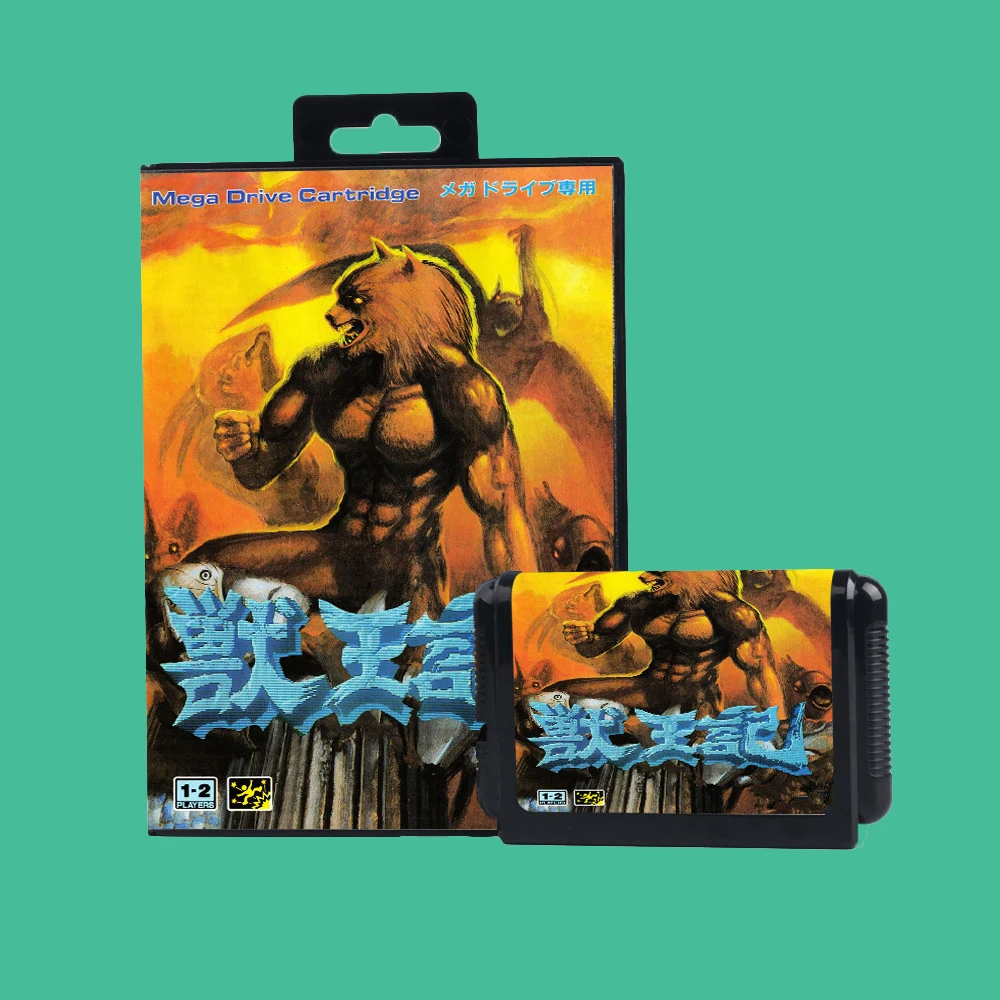 Altered Beast Japan Game for SEGA Japanese 16 bit Consoles Game Cartridge Box Manual