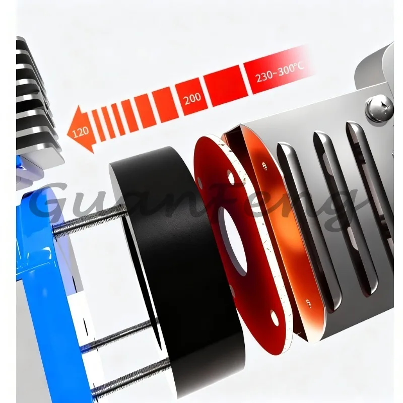 1000W Adjustable Plastic Pipe Hot Melt Welder, 63MM PB PP PE PPR Pipe Soldering Iron, Pipe Welding Maintenance Tool