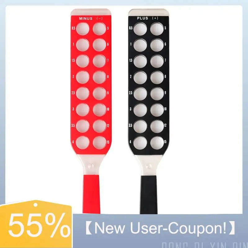 

Специальное предложение: Офтальмологические ретиноскопические бары Vision для быстрого обследования, 2 бара, 32 линзы, красный и черный