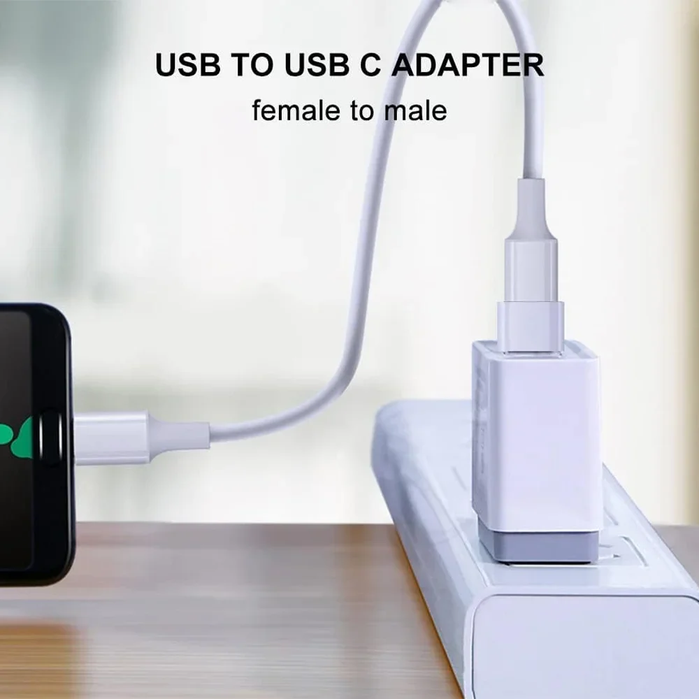 16pcs USB  to Type C Adapter OTG Converter USB-A Male to USB-C Female for Samsung Xiaomi POCO MacBook Pro Table