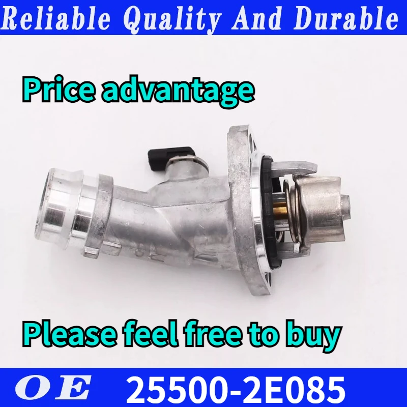 

High quality Engine Coolant Thermostat Assembly 255002E085 25500-2E085 Fit For 17-20 Elantra Veloster 2.0 car accessories