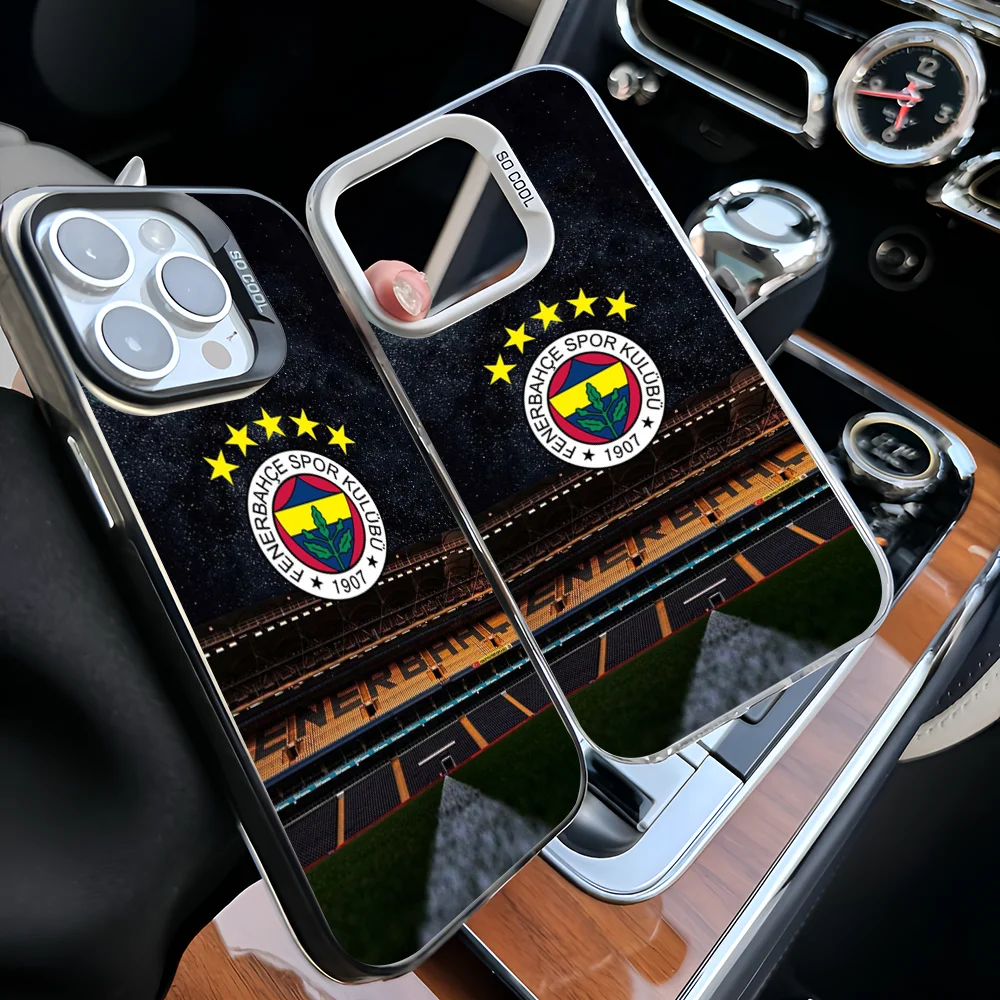 Epc Football F-Fenerbahce Phone Case IMD Phone Case For IPhone 16 15 14 13 12 11 Pro Max Plus Color Silver Cover