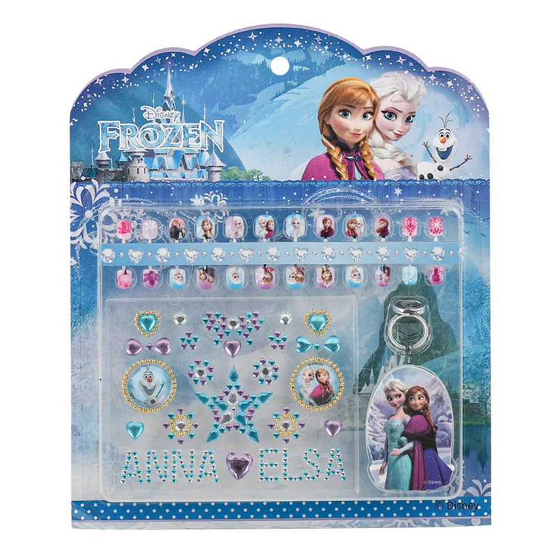 Disney meisjes set Frozen Princess nagellak sticker Nail Art kleine meisje stickerset