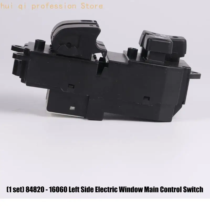 Integrated Button Cluster Window Controller for Driver-Side Electric Window Operation, Featuring AUTO Marking and Black ABS H8WE