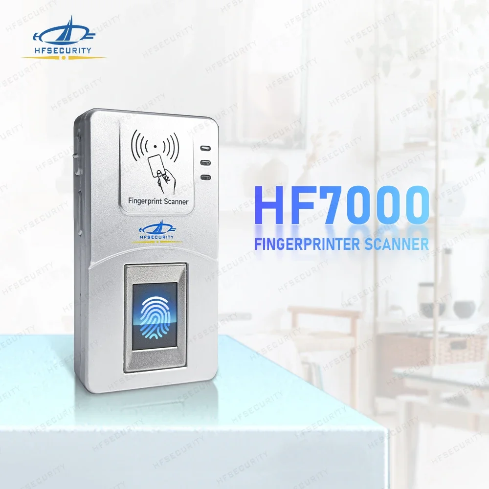 Hfsecurity HF7000 FBI FAP10 Android Wireless Biometric Capacitive Fingerprint Sensor Module HF7000 Kiosk Smart Card Reader