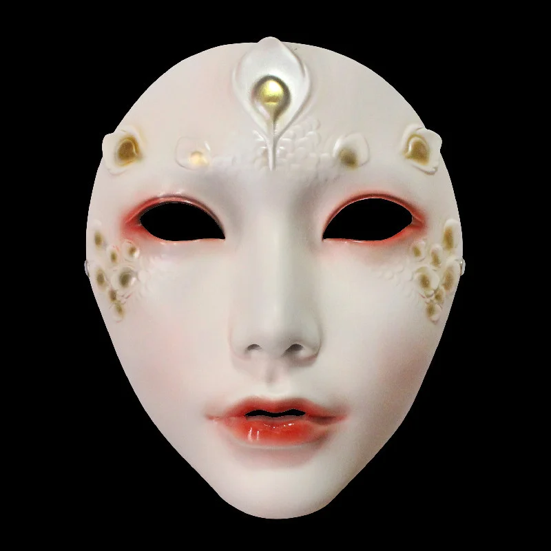 New Chinese Style Butterfly Girl Peacock Girl Male Emperor Female Emperor Spy Shadow Cosplay Mask Chinese Mechanical Resin Mask