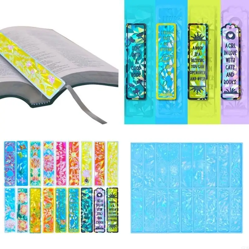Silicone Molds for Making Epoxy Resin Jewelry DIY Bookmarks Craft