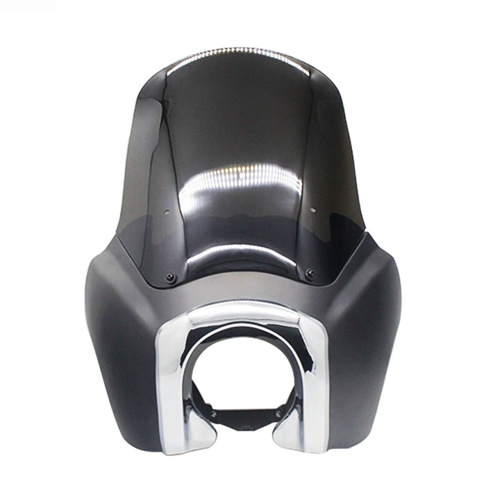 

Передний обтекатель мотоцикла, ламинарное лобовое стекло для Harley Super Glide Club Style, обтекатель фар FXDXT FXR, кронштейн для перемещения