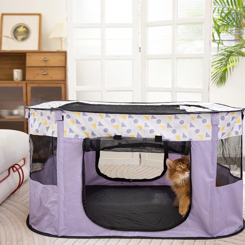 Delivery Room Cat House Kitten Lounger Cushion Cat House Sweet Cat Bed Basket Cozy  Tent Folding Tent for Puppies and Kittens